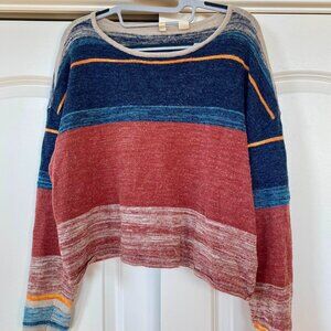 Moth Multicolored Striped Sweater